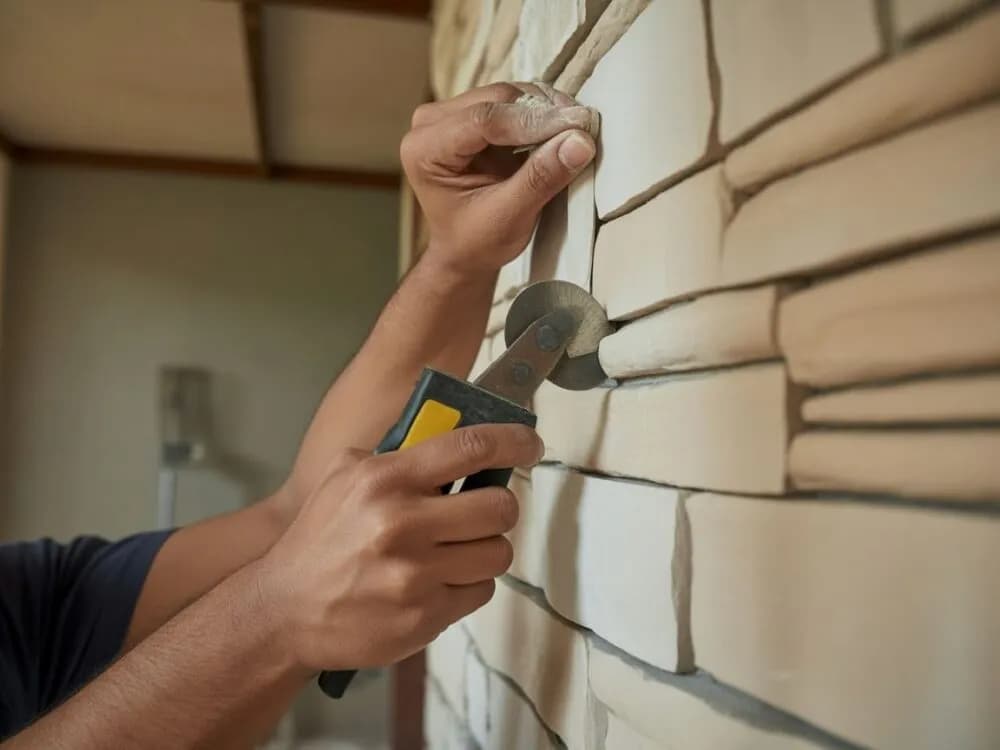 Jak zdjąć kamień dekoracyjny ze ściany bez uszkodzeń i stresu