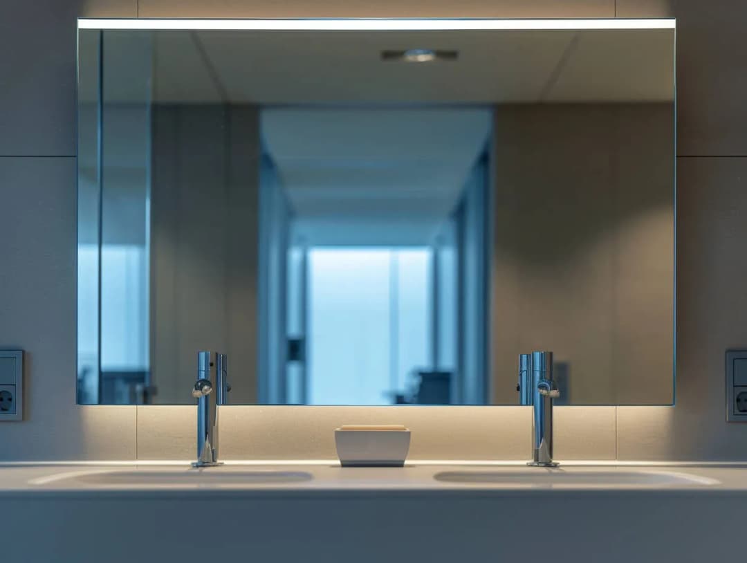 Jakie lustro do łazienki wklejane czy zawieszane - wady i zalety